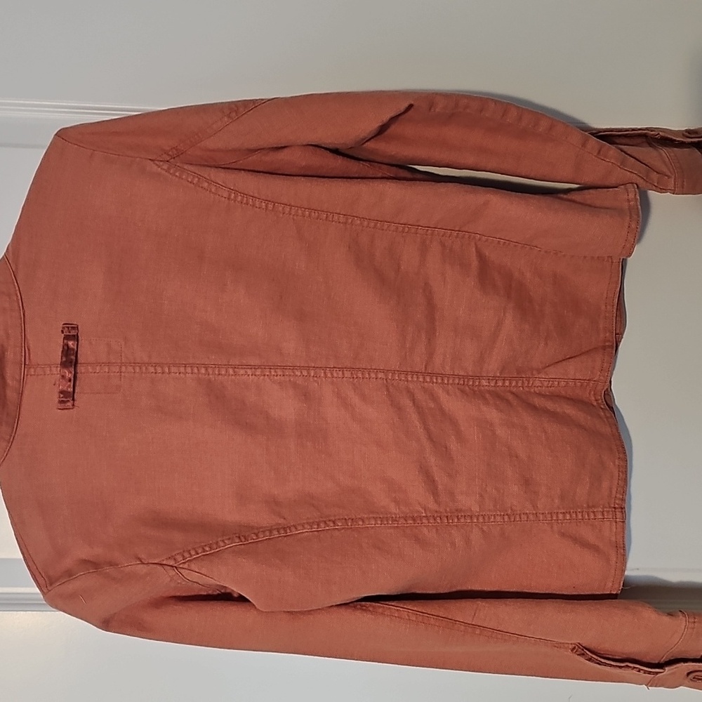 Old Navy Terracotta Button-Up Jacket - Picture 2 of 3